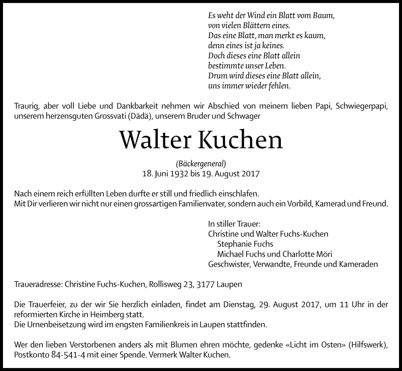 Walter Kuchen